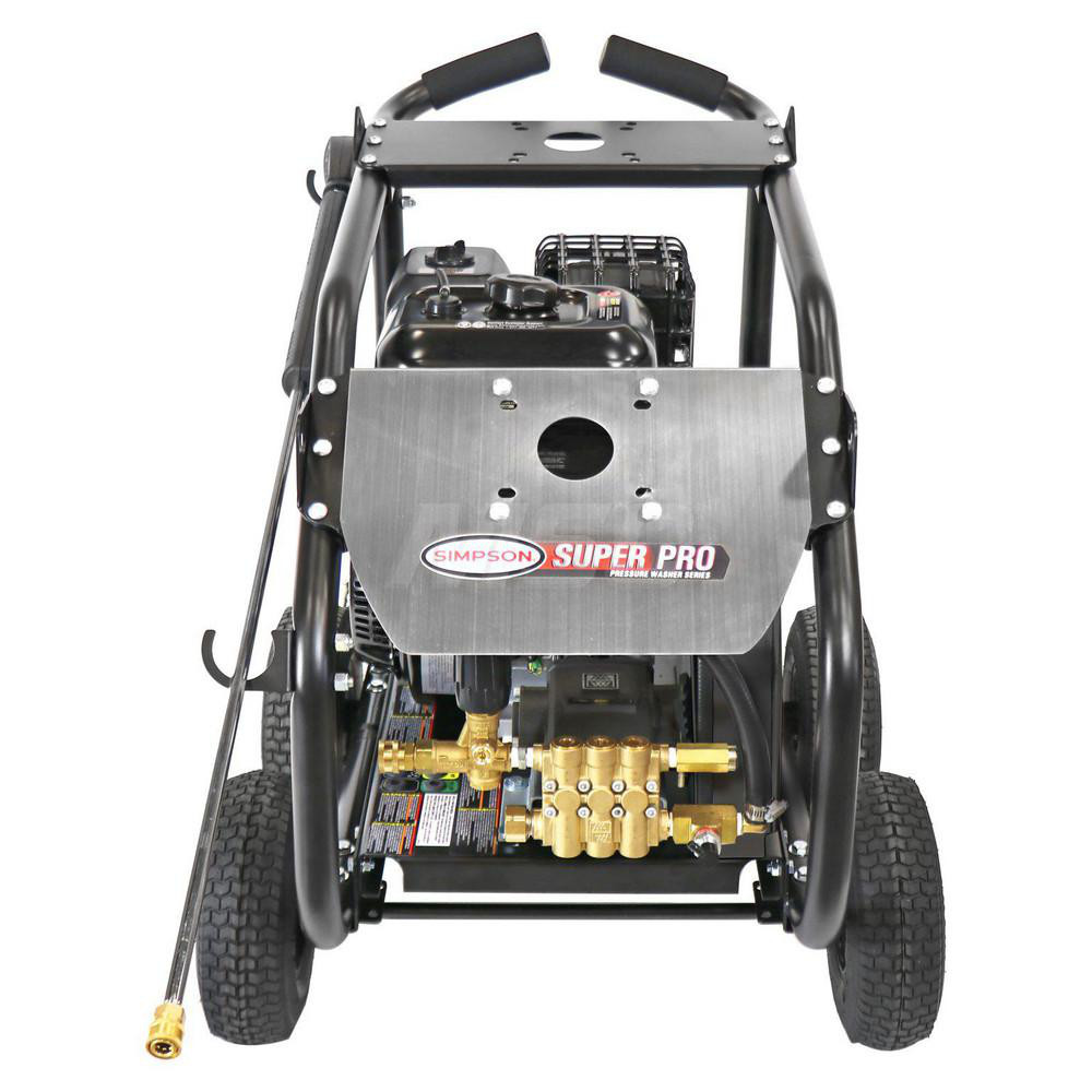 Simpson Pressure Washer: 4,400 psi, 4 GPM, Gas, Cold Water - 65211