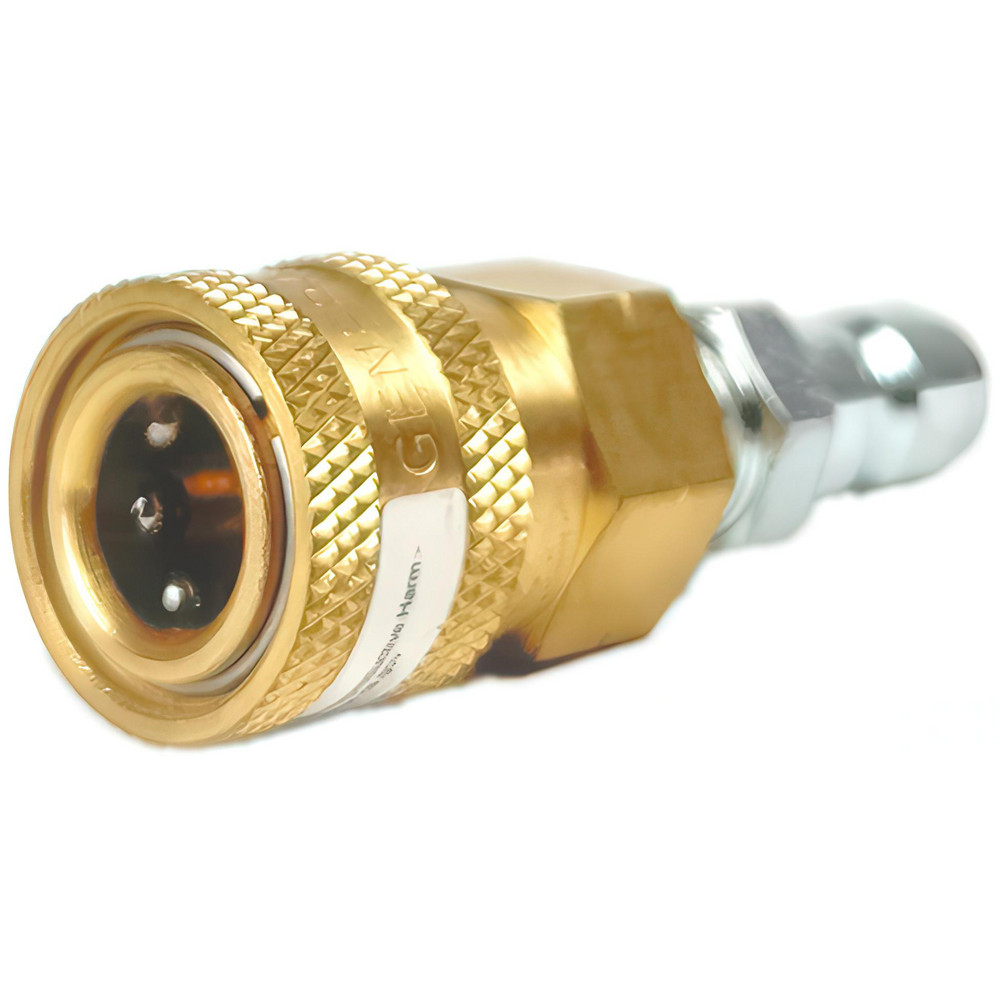 BluShield Pressure Washer Accessories: Accessory Type: Quick Connect Kit; For Use With: Pressure Washer Hoses; Material: Brass - PWA001