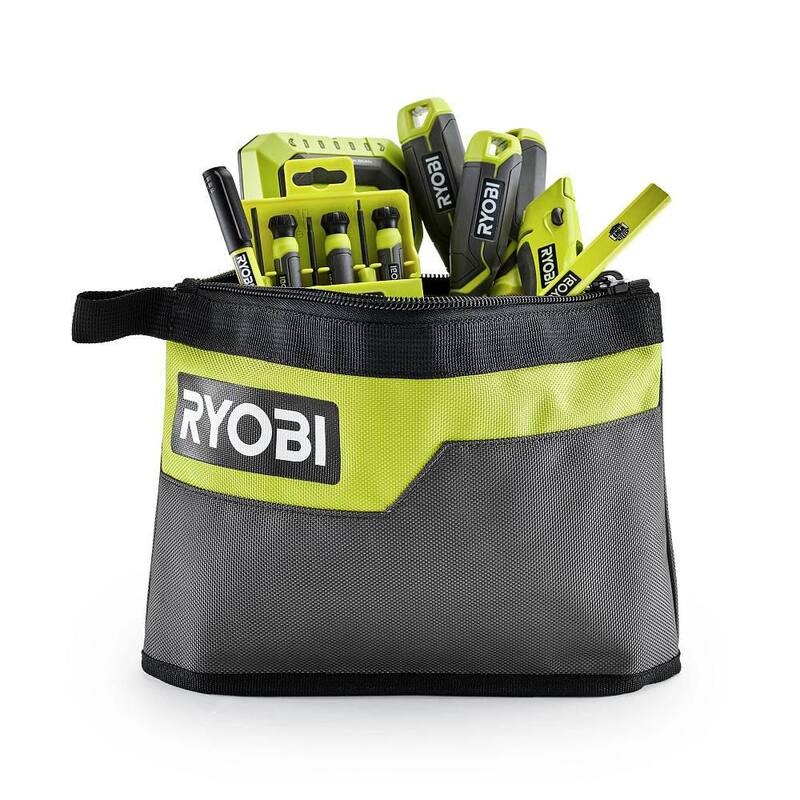 RYOBI 12 in. Zipper Pouch - RHZP01