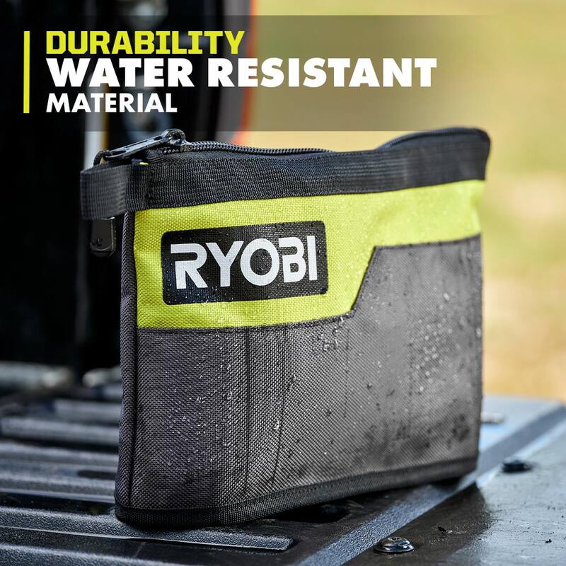 RYOBI 12 in. Zipper Pouch - RHZP01