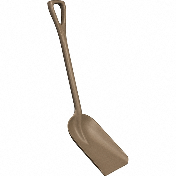 Vikan One-Piece Shovel, 10.2", Brown - 698166