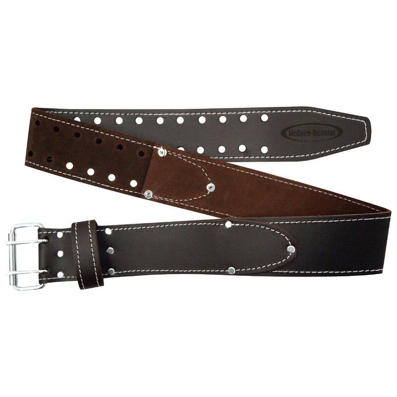McGuire-Nicholas 2.5 in. Oil Tanned Leather Work Belt - 1DM-605CC-3