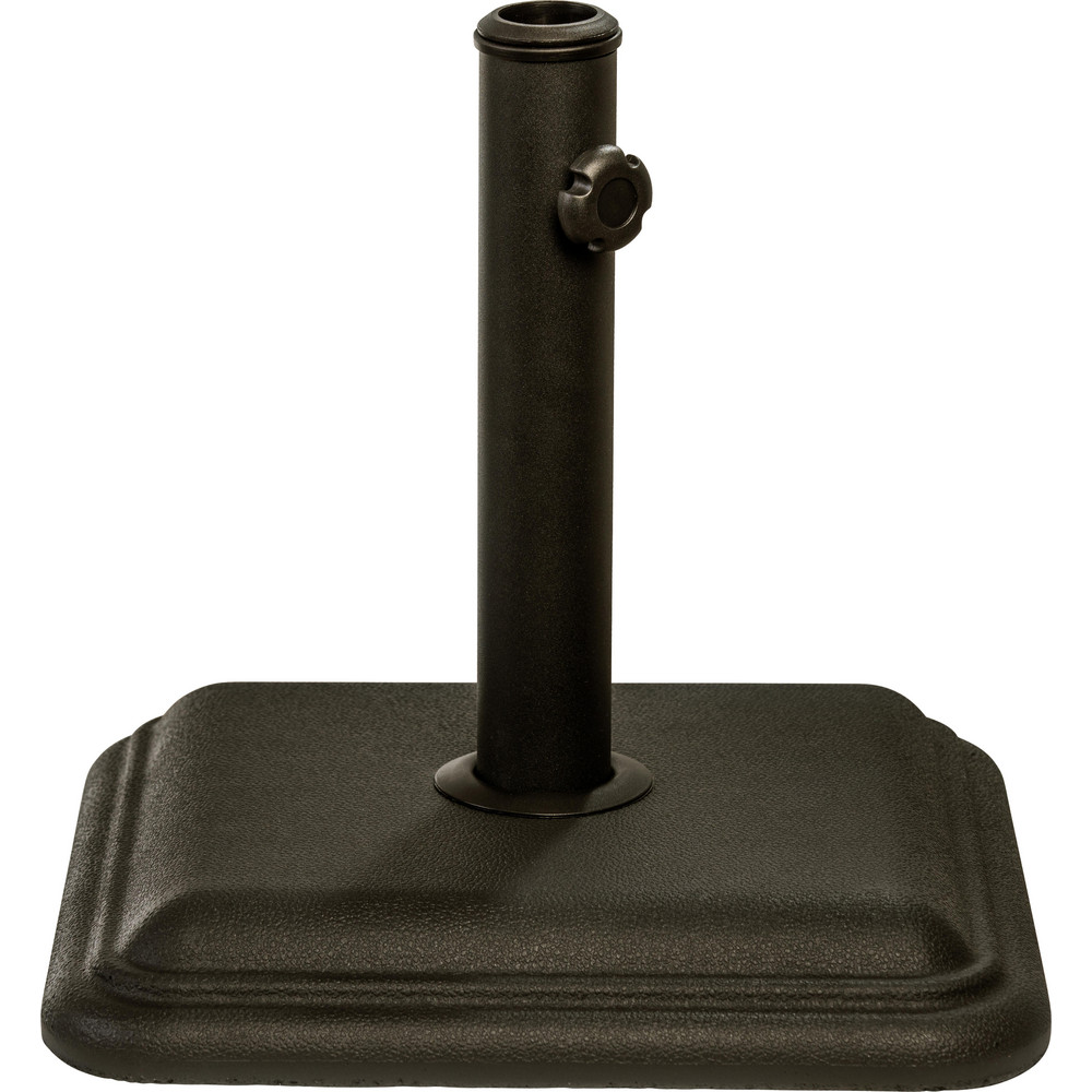 US Weight Patio Furniture Parts & Accessories: Umbrella Base, Black, HDPE, Concrete - FUB1B