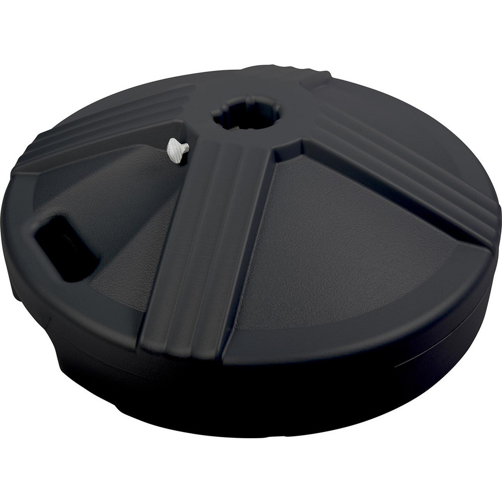 US Weight Patio Furniture Parts & Accessories: Umbrella Base, Black, HDPE, Concrete - FUB1B
