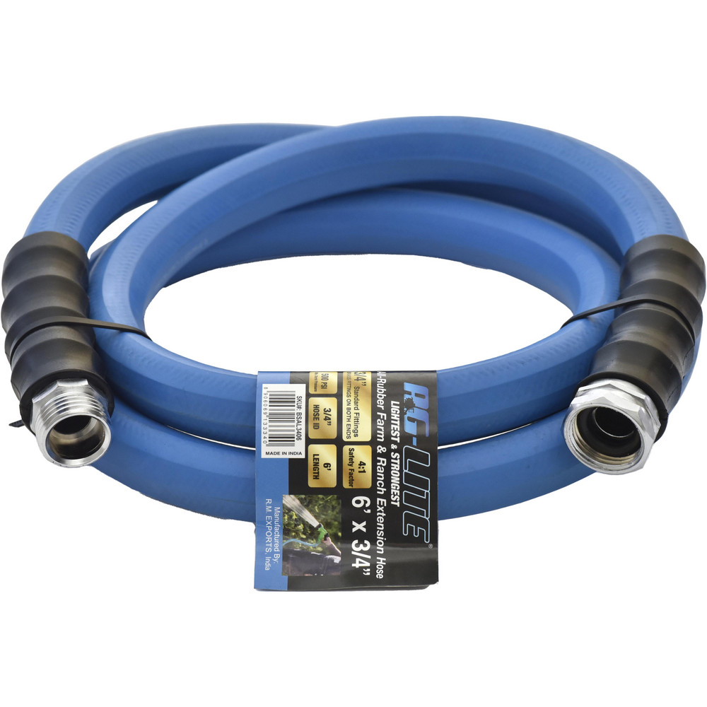 AG-Lite Garden Hose: Garden, 5/8, Rubber, 6 - AL5806