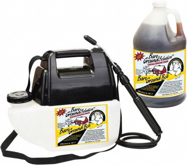 Bare Ground Solutions Ice & Snow Melter & De-Icer: Calcium Chloride, Liquid, 1 gal Pump Spray - BGBDS-1C