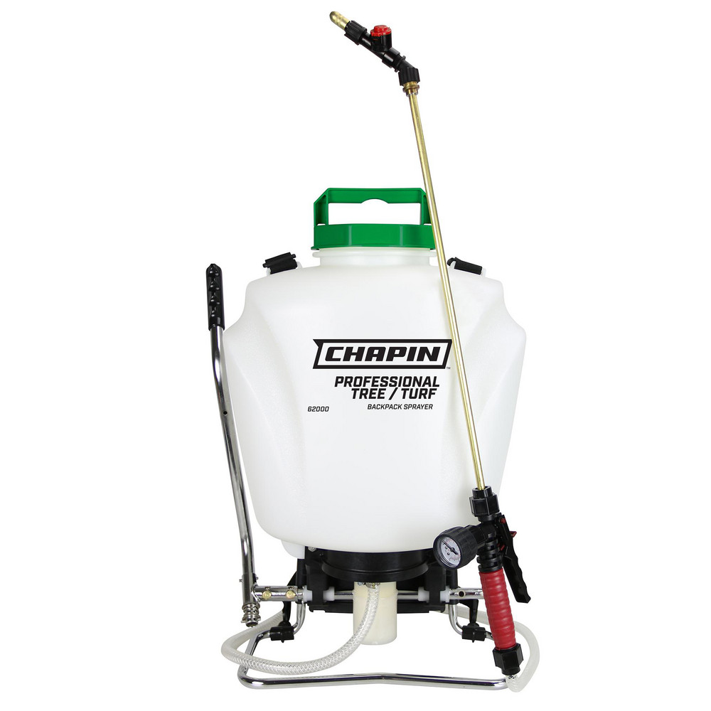 DeWALT Garden Sprayers: Sprayer Type: Backpack Sprayer; Tank Material: Polyethylene; Volume Capacity: 4 gal; Spray Pattern: Cone, Foam, Stream - 190742
