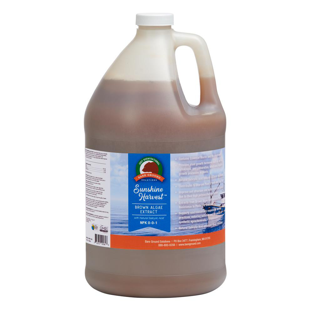 Bare Ground Solutions 100% Liquid Fish Fertilizer nutrients for rapid, dynamic and optimal growth in place of chemical fertilizers - TP-5G