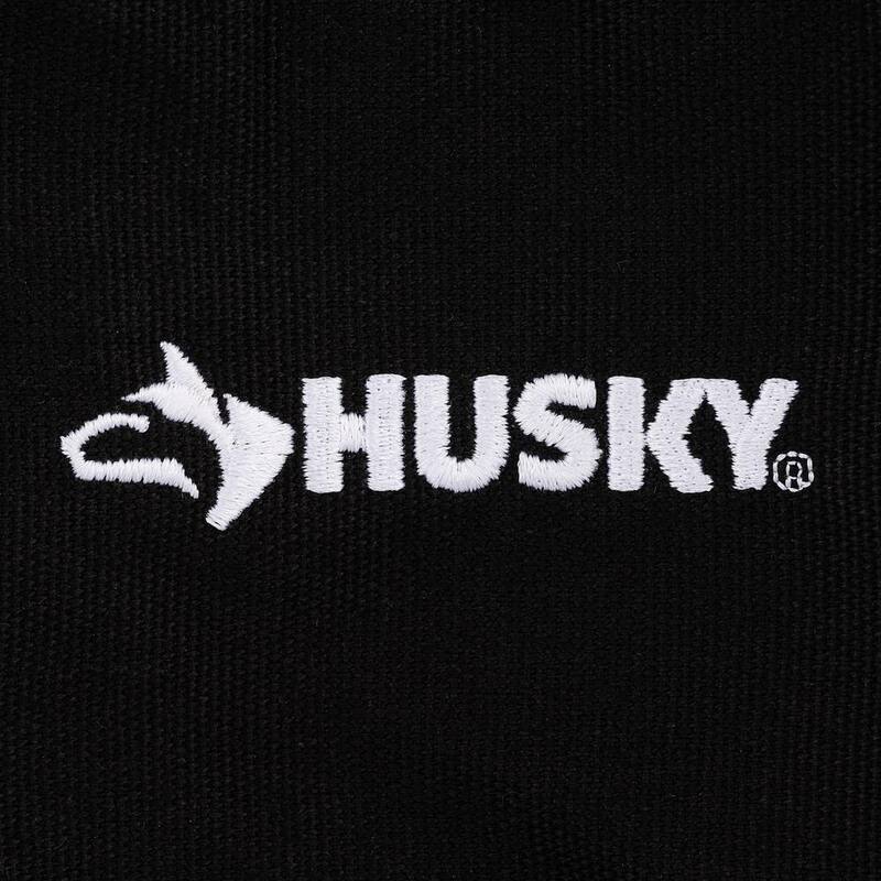 Husky 24 in. 13-Pocket Black Canvas Tool Work Apron - HD00121-TH