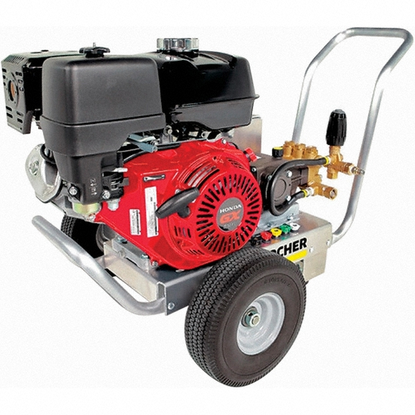 Karcher Pressure Washer: 4,000 psi, 4 GPM, Electric & Gas, Cold Water - 9.807-726.0