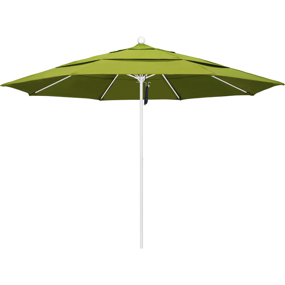 California Umbrella Patio Umbrella: 132" Dia, 8.917' High, Pacifica, Ginkgo, Aluminum Frame - 194061619049