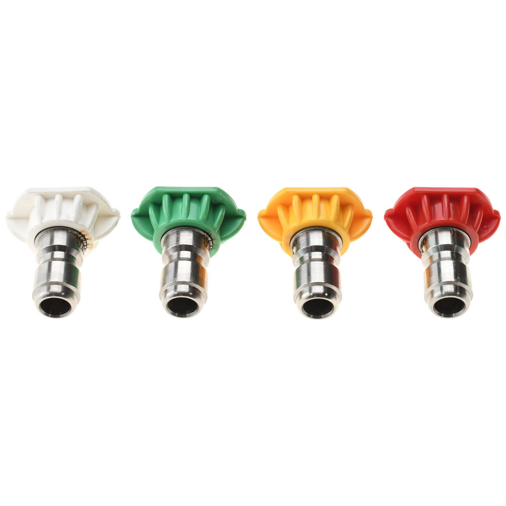 BluShield Pressure Washer Accessories: Accessory Type: Quick Connect Spray Tips; For Use With: Pressure Washer Hoses; Material: Brass - PWA015