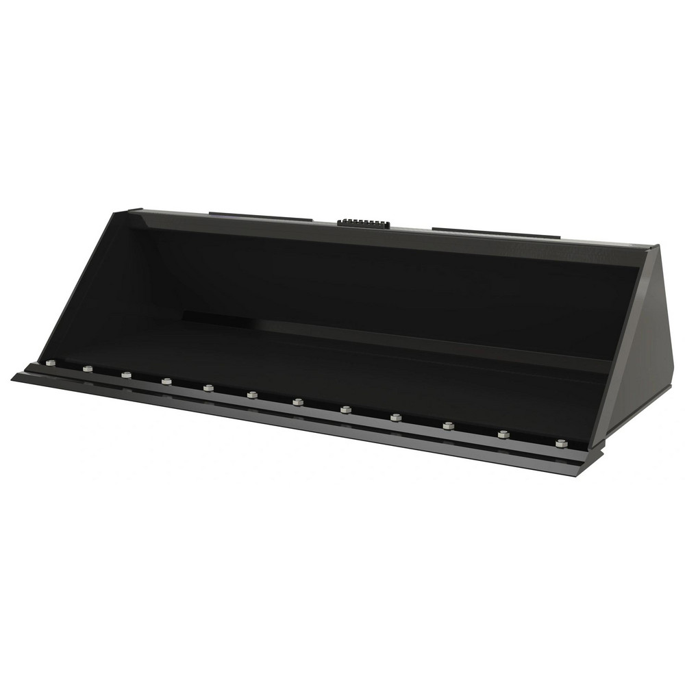 Vestil Heavy Duty Low Profile Skid Steer Bucket Attachment - EA-SKSB-60-LPX