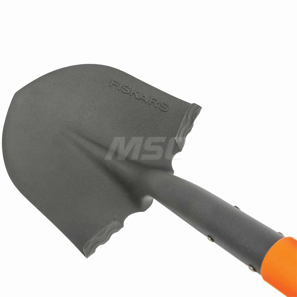 Fiskars Scooping Shovel: Steel, 6" Blade Length, 9" Blade Width - 395140-1001