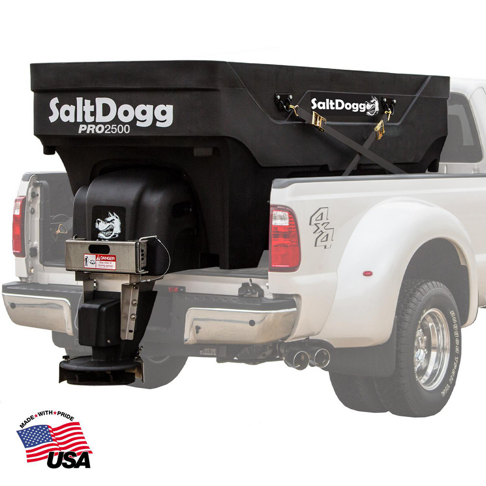 Buyers Products Electric Poly Hopper with Auger Landscape Spreader: - PRO2500