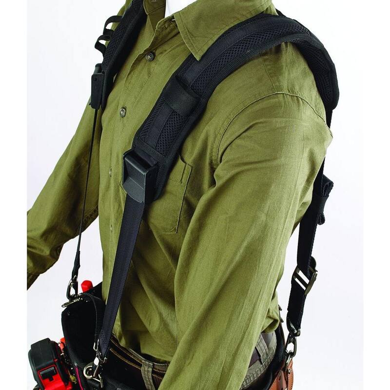 Husky Universal Sliding Rig Tool Belt Support in Black - 81701N20