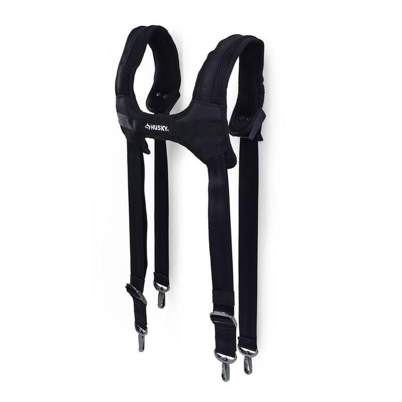 Husky Universal Sliding Rig Tool Belt Support in Black - 81701N20