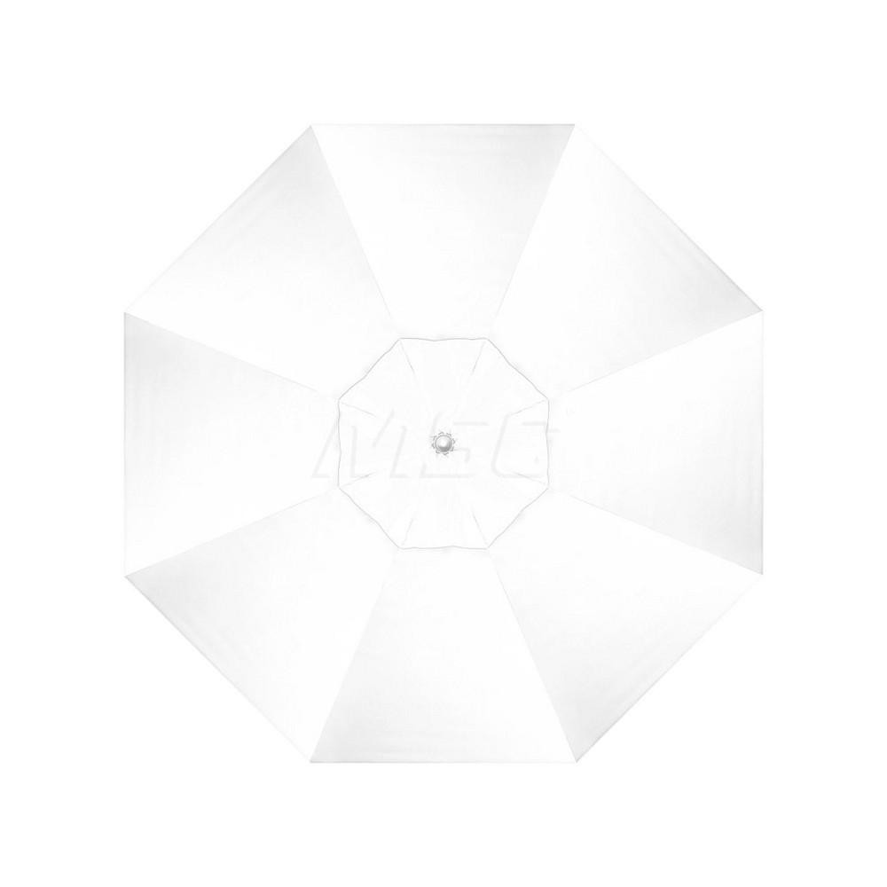 California Umbrella Patio Umbrella: 90" Dia, 7.5' High, Solution Dyed Acrylic, Natural, Aluminum & Fiberglass Frame - 194061358801