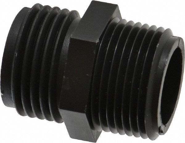 Green Leaf Garden Hose Adapter: Male Hose to Male Pipe, Polypropylene - E 3412 P