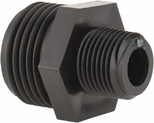 Green Leaf Garden Hose Adapter: Male Hose to Male Pipe, Polypropylene - E 3412 P