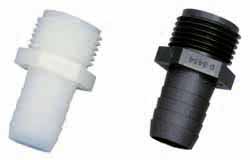 Green Leaf Garden Hose Adapter: Male Hose to Male Pipe, Polypropylene - E 3412 P