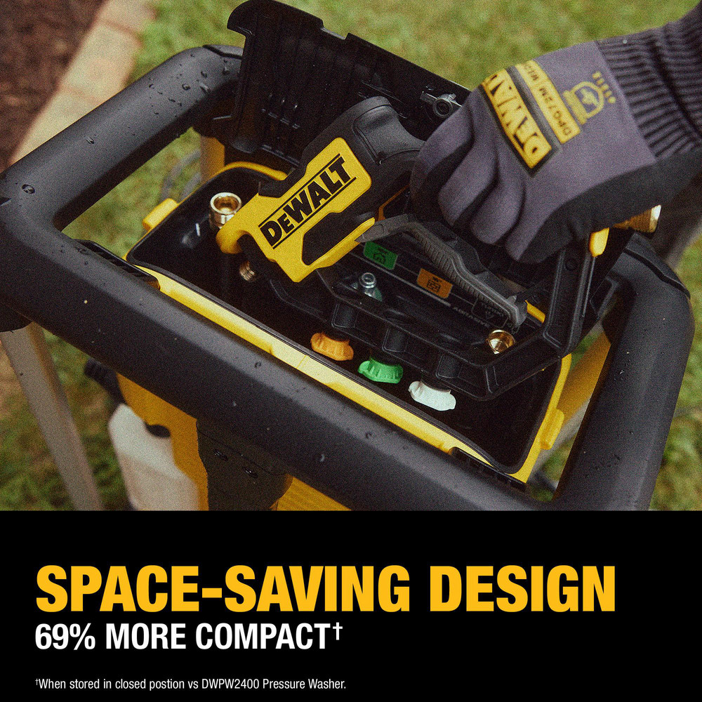DeWALT Pressure Washer: 2600.00 psi, Cold Water, Electric Power - DWPW2600