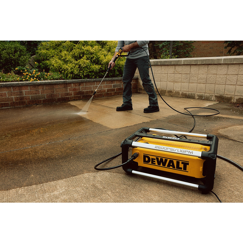 DeWALT Pressure Washer: 2600.00 psi, Cold Water, Electric Power - DWPW2600