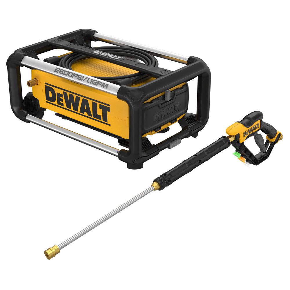 DeWALT Pressure Washer: 2600.00 psi, Cold Water, Electric Power - DWPW2600