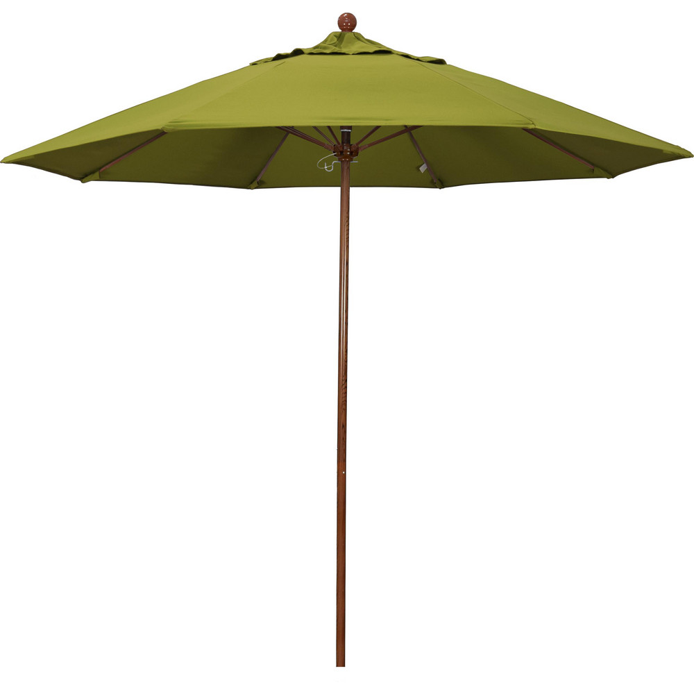 California Umbrella Patio Umbrella: 108" Dia, 8.583' High, Pacifica, Capri, Aluminum Frame - 194061627471