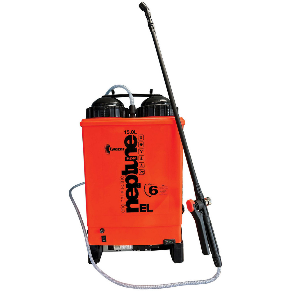 Kwazar Garden Sprayers: Sprayer Type: Backpack Sprayer; Tank Material: High Density Polyethylene; Volume Capacity: 15 L; Spray Pattern: Mist, Stream - 084915