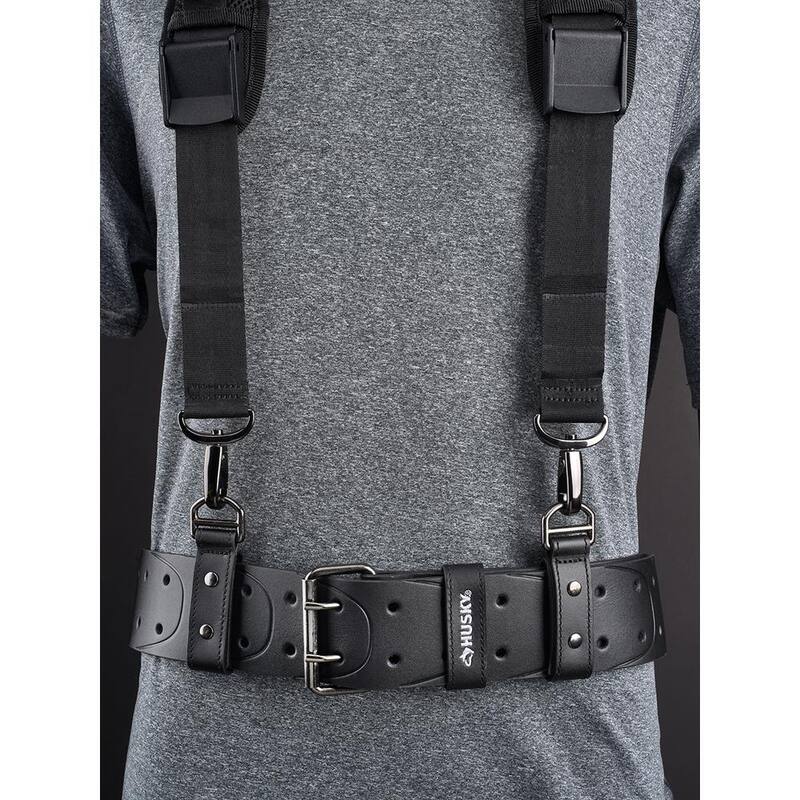Husky 2-1/2 in. 5 in Padded Work Tool Belt in Black - 81715N20
