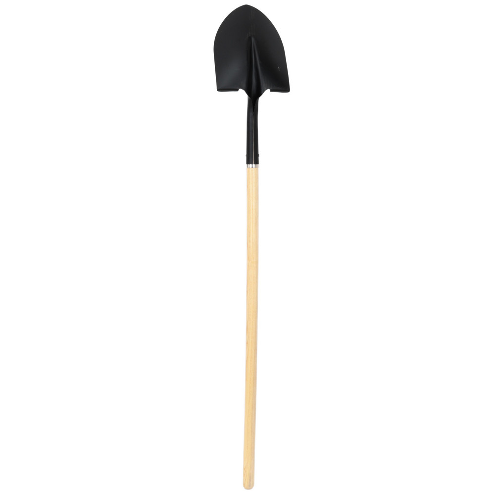 PRO-SOURCE 11-1/2" High, Round Steel Shovel - PS-J3-5-1FL