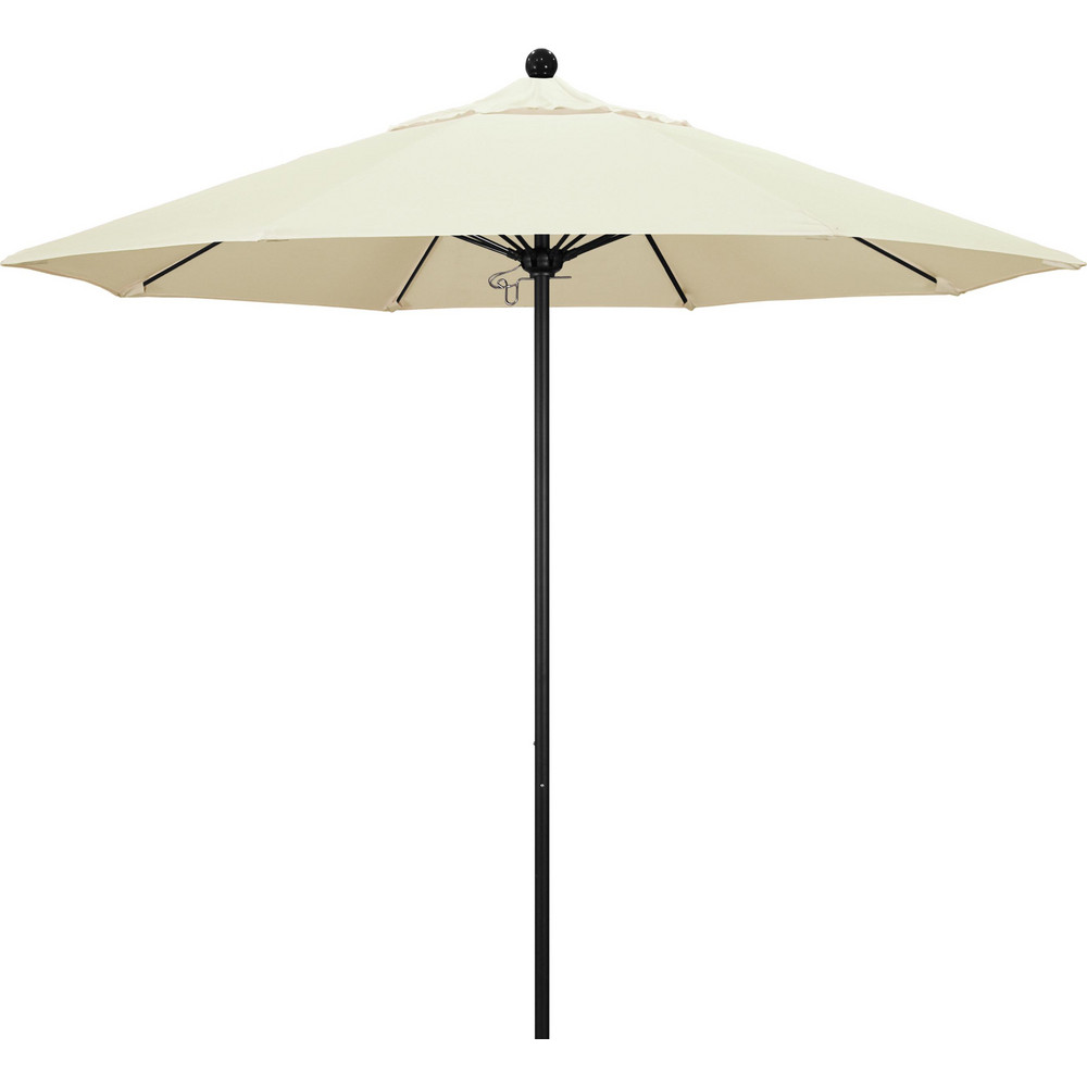 California Umbrella Patio Umbrella: 108" Dia, 8.583' High, Pacifica, Canvas, Aluminum Frame - 194061627747