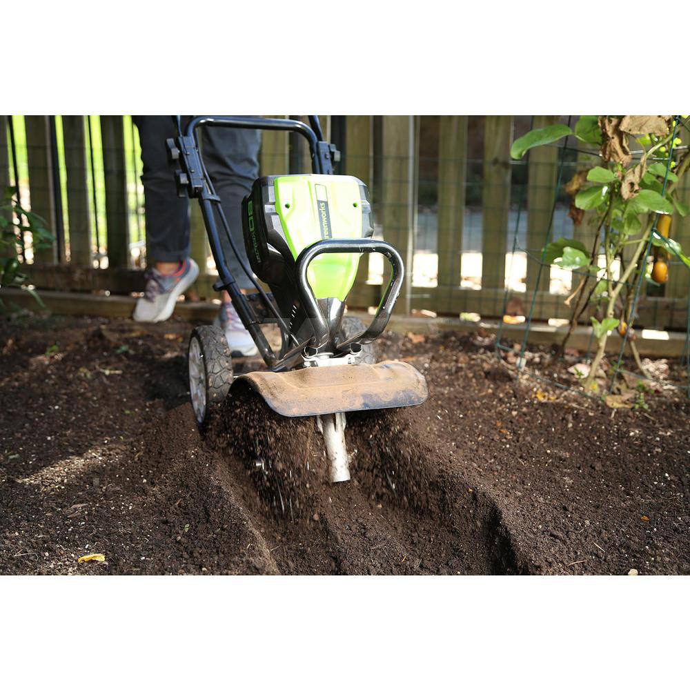 Greenworks Cordless Cultivators & Tillers: Cultivator, 80V, Yes, 5 - 2800302VT