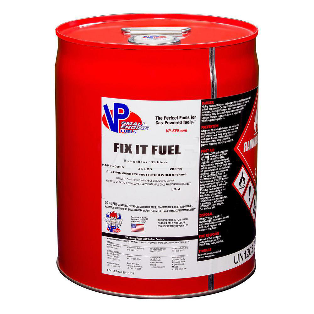 VP Racing Fuels Outdoor Power Equipment Fuel: Premixed 40:1, 2 Cycle, No, 94 - 6291