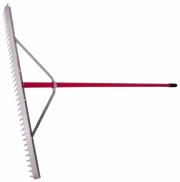 SEYMOUR-MIDWEST Spring Brace Rake with 54" Straight Aluminum Handle - 40905