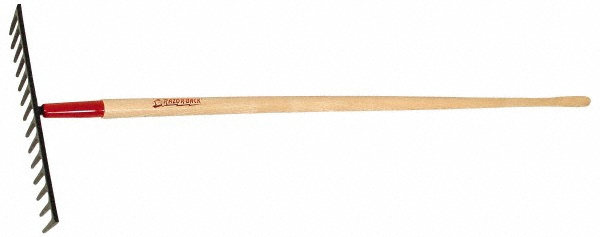 SEYMOUR-MIDWEST Spring Brace Rake with 54" Straight Aluminum Handle - 40905