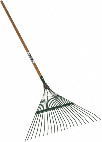 SEYMOUR-MIDWEST Spring Brace Rake with 54" Straight Aluminum Handle - 40905