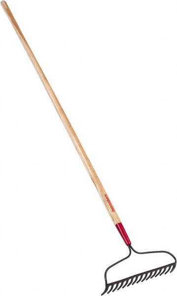 SEYMOUR-MIDWEST Spring Brace Rake with 54" Straight Aluminum Handle - 40905