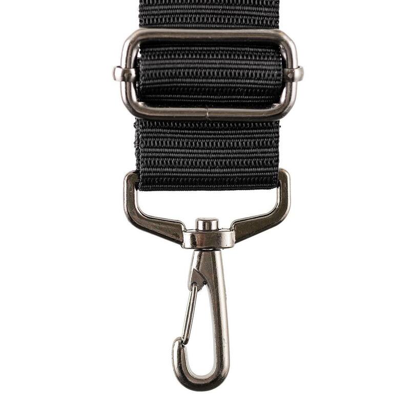DEAD ON TOOLS Journeyman's Framers Work Tool Belt Tool Storage Suspension Rig with Suspenders and 2 Tool Pouches in Black - DO-FR