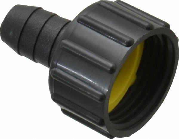 Green Leaf Garden Hose Adapter: Male Hose to Barb, 3/4" MGHT, Polypropylene - EL 3410 GP