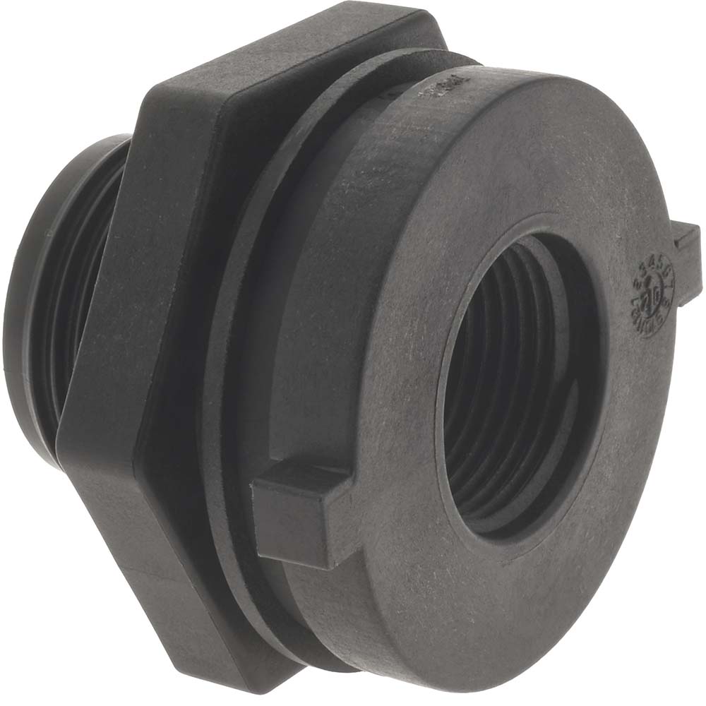 Green Leaf Garden Hose Adapter: Male Hose to Barb, 3/4" MGHT, Polypropylene - EL 3410 GP