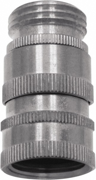 SANI-LAV Garden Hose Quick Disconnect: 0.75" Hose, Female Hose to Male Hose, 3/4" GHT, Stainless Steel - N19S