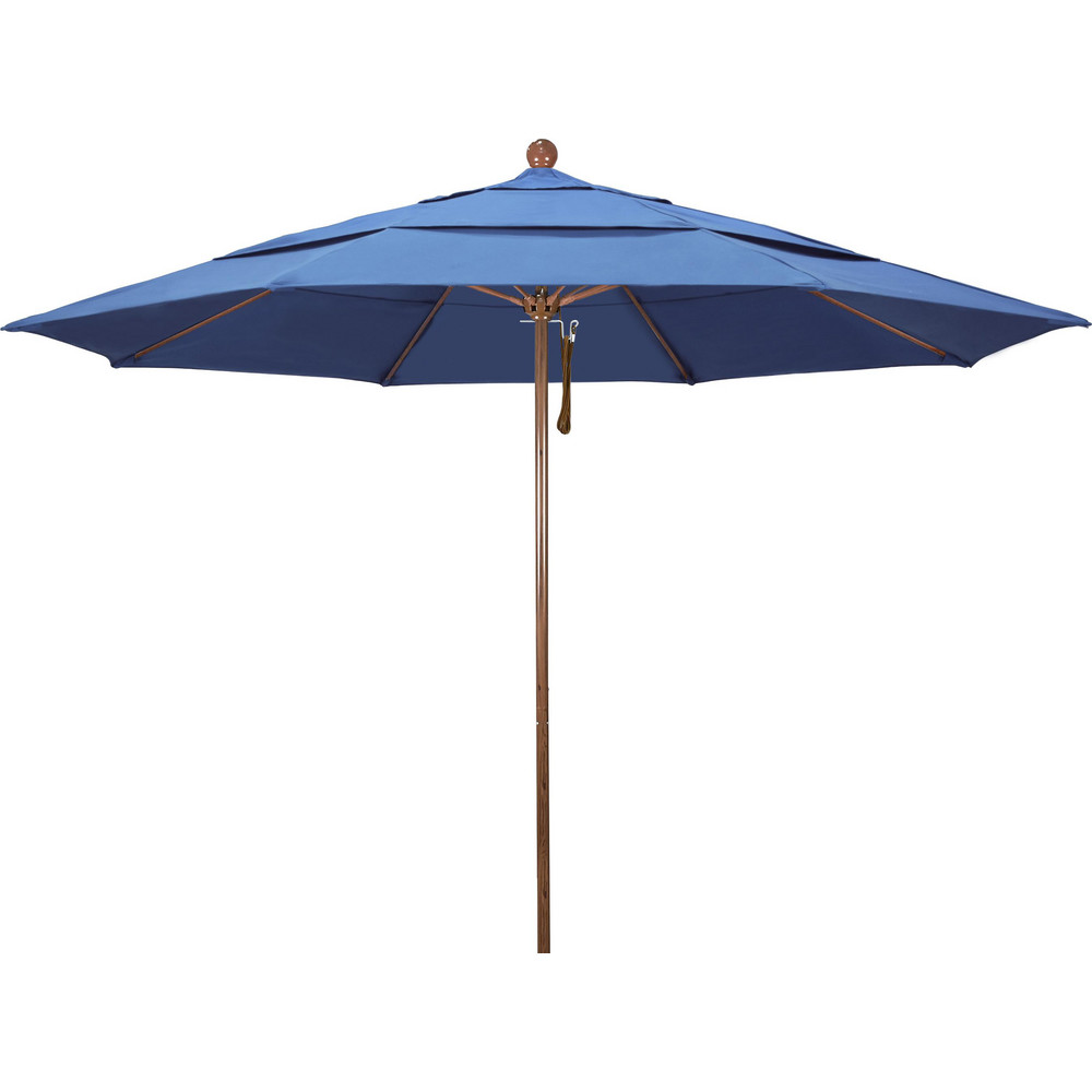 California Umbrella Patio Umbrella: 132" Dia, 8.917' High, Pacifica, Capri, Aluminum Frame - 194061619094