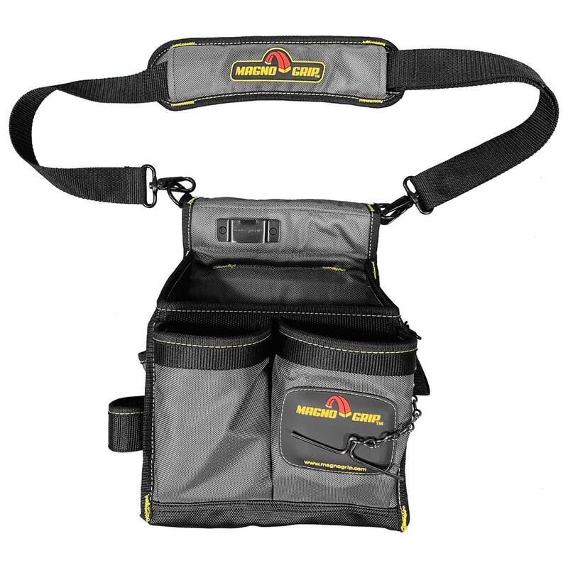 MagnoGrip 20-Pocket Electricians Pouch with Padded Shoulder Strap - 006-598
