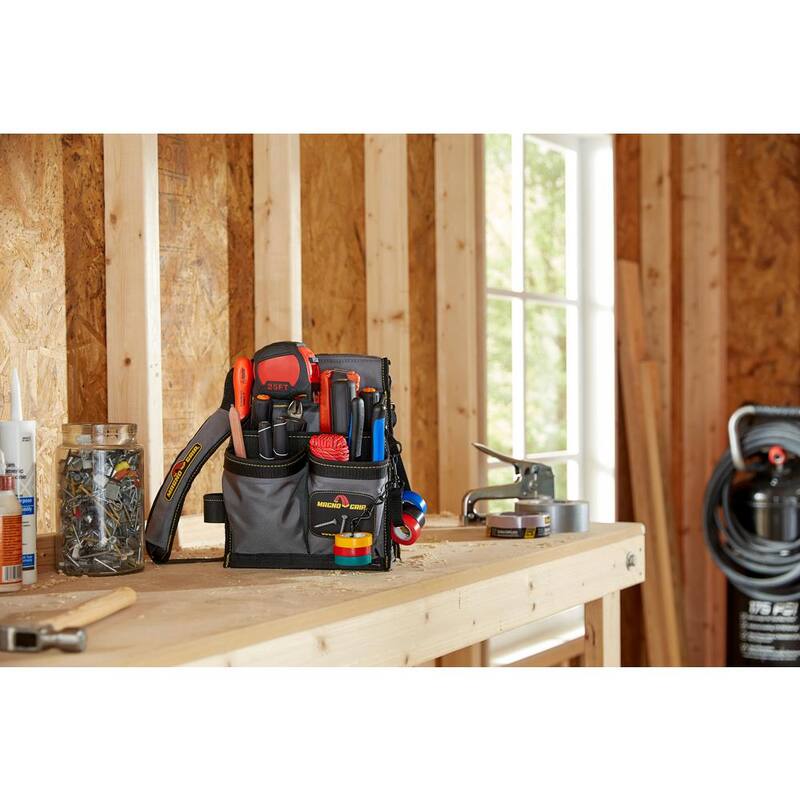 MagnoGrip 20-Pocket Electricians Pouch with Padded Shoulder Strap - 006-598