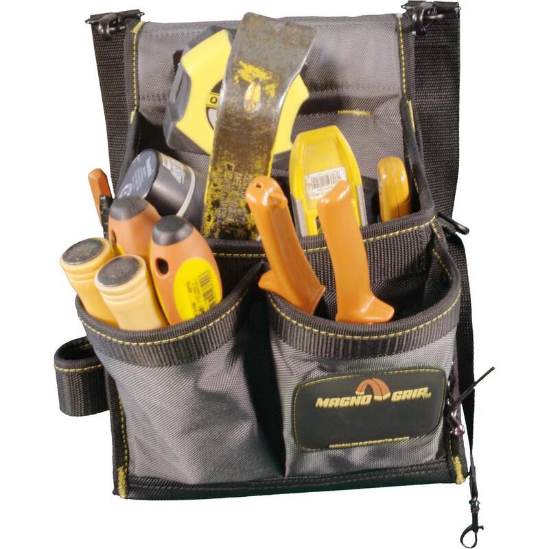 MagnoGrip 20-Pocket Electricians Pouch with Padded Shoulder Strap - 006-598
