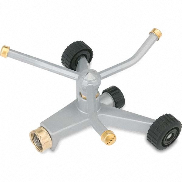SnowJoe Lawn Sprinklers: Type: Heavy-Duty, Pulsating, Oscillating, Whirler, Impulse, Rotary; Thread Size: .75 in; Base Style: Spike, Tripod - AJ-IST39BM
