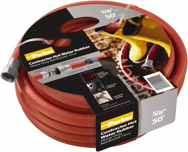 Echelon Supply and Service Garden Hose: Water, 5/8, Polyester, Polyurethane, 50 - 017-FF058-450