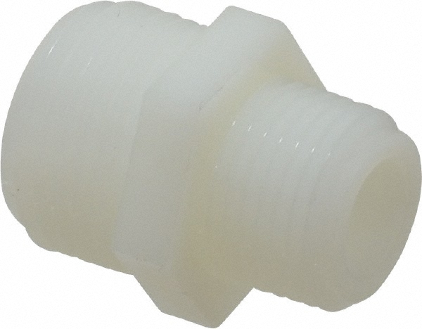 Green Leaf Garden Hose Adapter: Male Hose to Barb, 3/4" MGHT, Polypropylene - D 3414 P